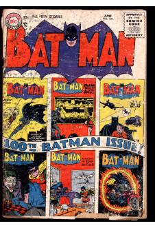 BATMAN #100 0.5 front cover