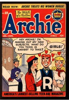 ARCHIE COMICS #69 5.0 front cover