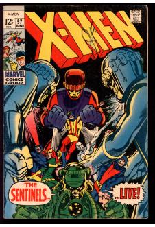 X-MEN #57 3.5 front cover