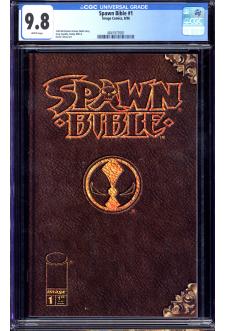 SPAWN BIBLE #1 CGC 9.8 WHITE PAGES front cover