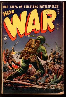 WAR COMICS #10 2.5 front cover