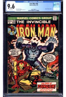 IRON MAN #56 CGC 9.6 WHITE PAGES front cover