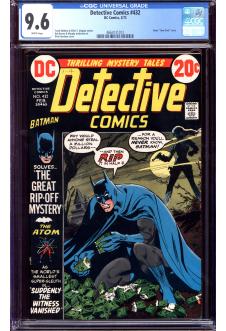 DETECTIVE COMICS #432 CGC 9.6 WHITE PAGES front cover
