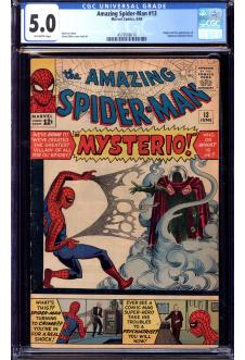 AMAZING SPIDER-MAN #13 CGC 5.0 OW PAGES front cover