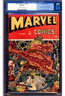 MARVEL MYSTERY COMICS #66 CGC 6.5 CR/OW PAGES front cover