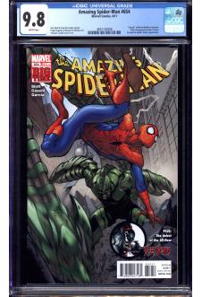 AMAZING SPIDER-MAN #654 CGC 9.8 WHITE PAGES front cover