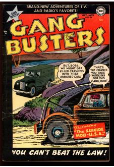GANG BUSTERS #36 2.5 front cover