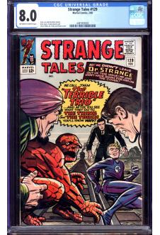 STRANGE TALES #129 CGC 8.0 OW/WH PAGES front cover