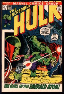 INCREDIBLE HULK #148 7.0 front cover