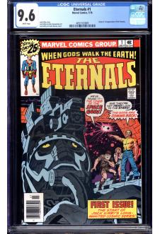 ETERNALS #1 CGC 9.6 WHITE PAGES front cover