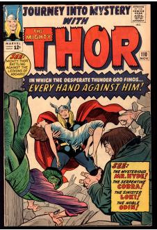 JOURNEY INTO MYSTERY #110 4.5 front cover