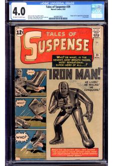 TALES OF SUSPENSE #39 CGC 4.0 OW/WH PAGES front cover