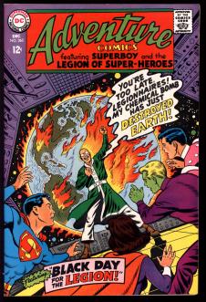 ADVENTURE COMICS #363 8.5 front cover