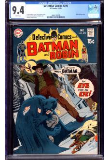 DETECTIVE COMICS #394 CGC 9.4 WHITE PAGES front cover