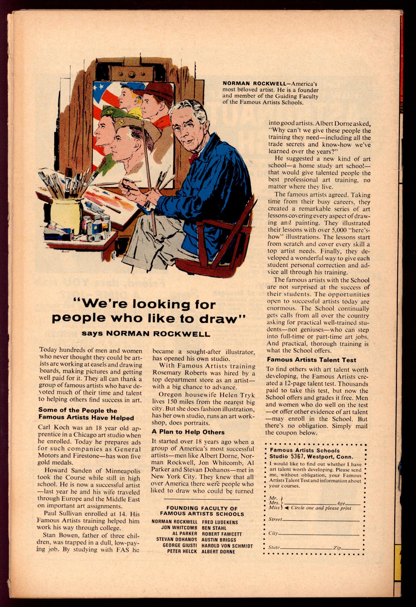 SGT. FURY AND HIS HOWLING COMMANDOS Back Cover
