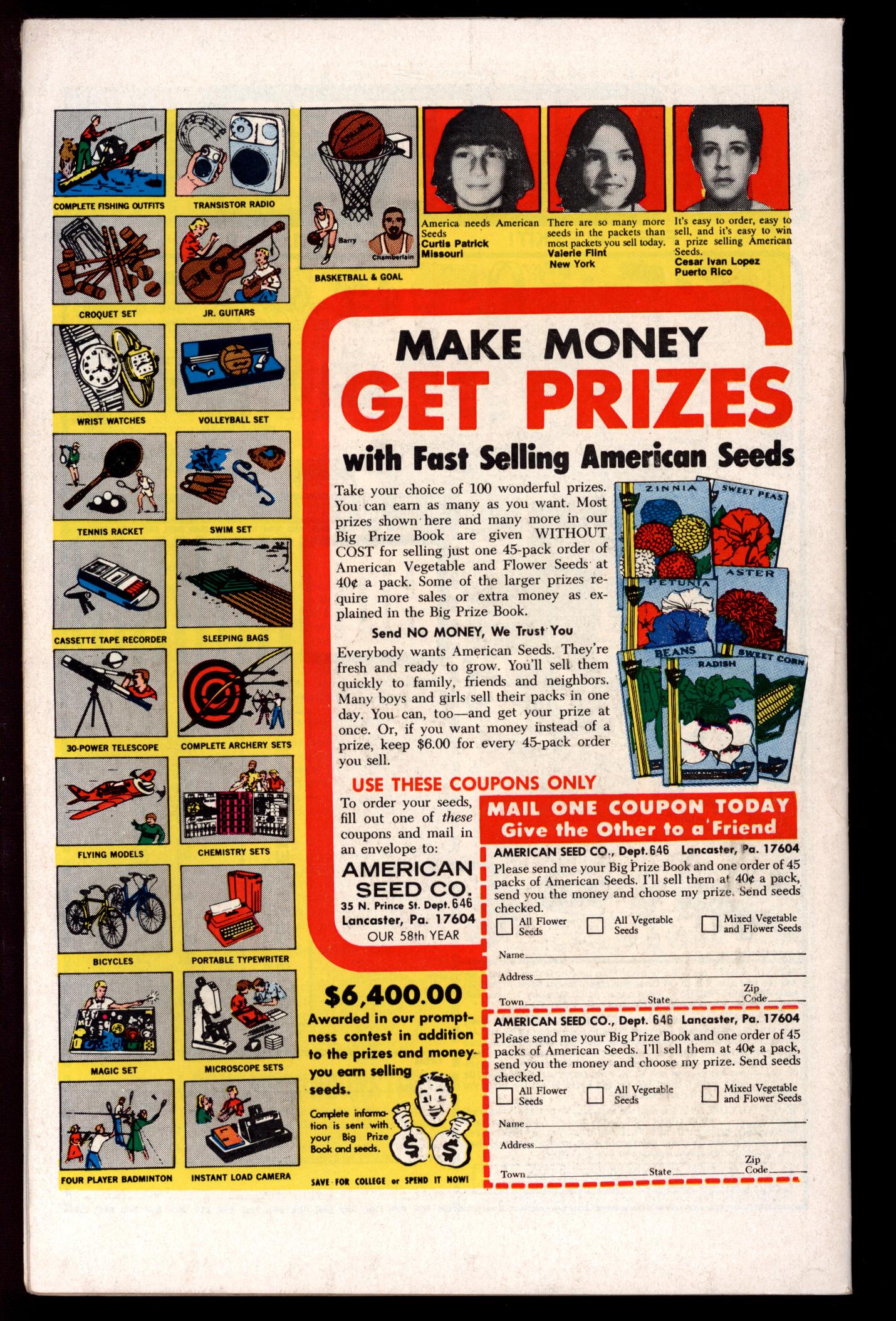 AVENGERS Back Cover