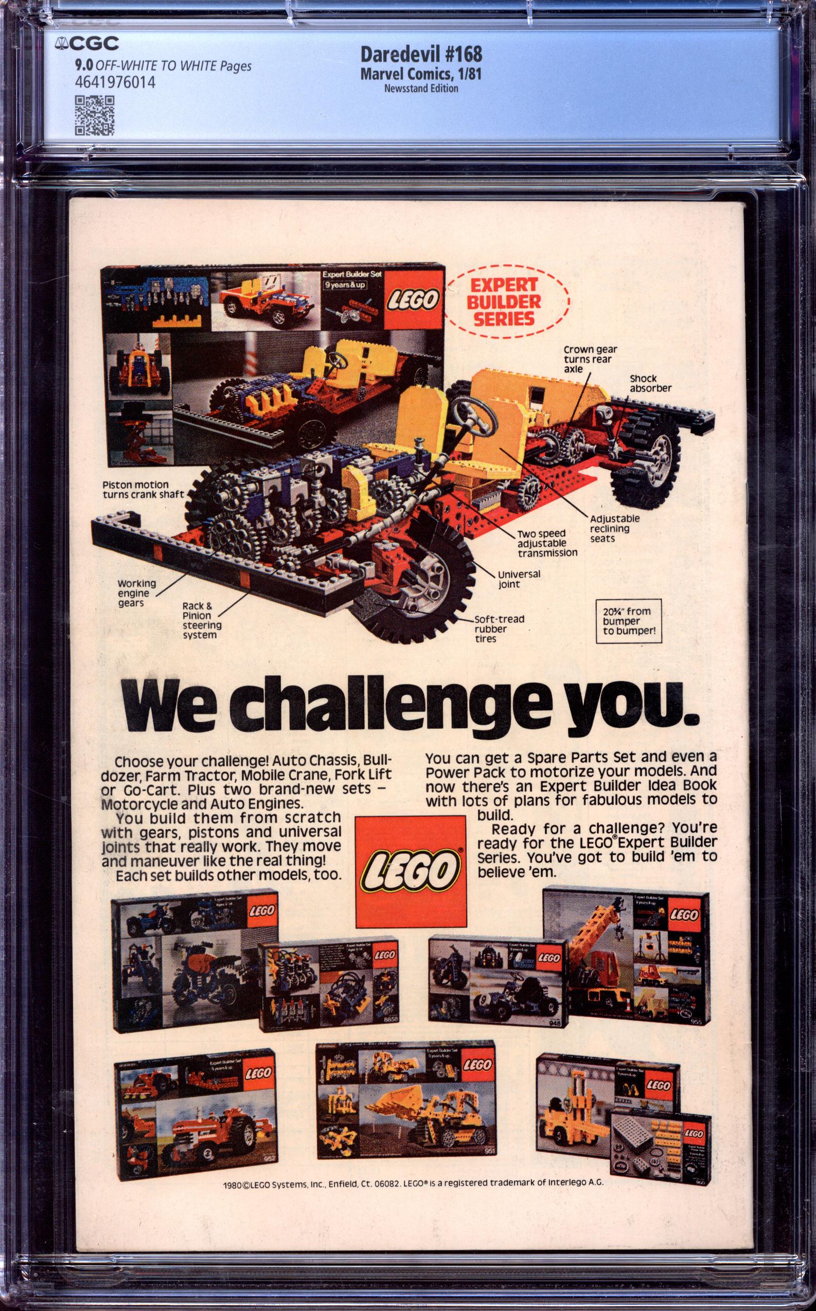 DAREDEVIL Back Cover