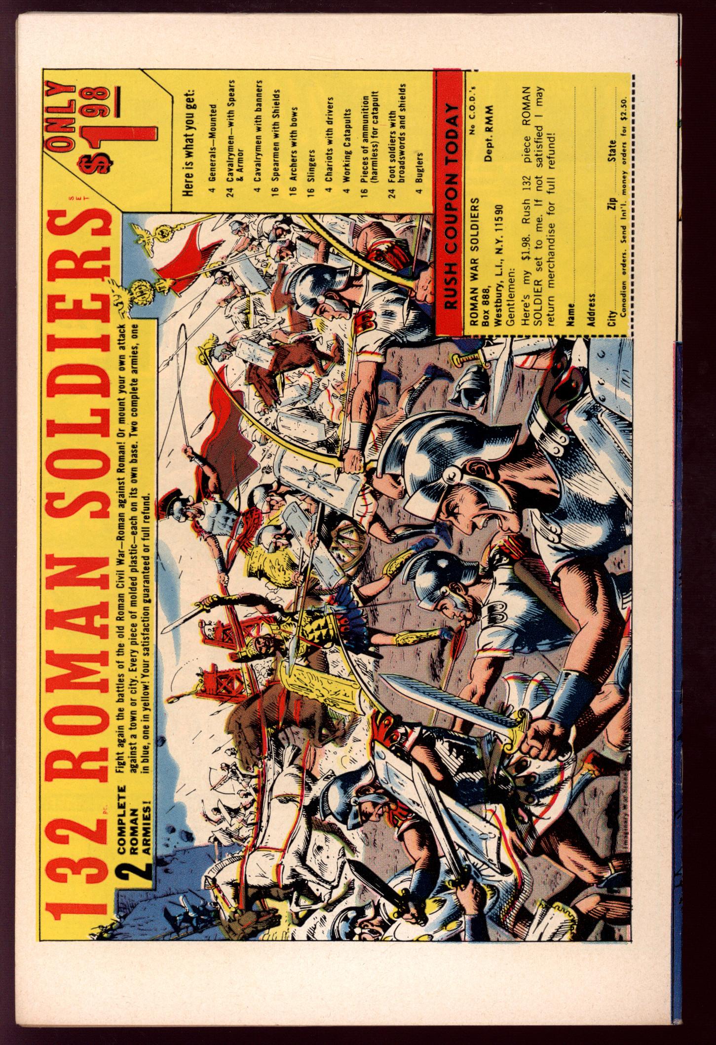 SGT. FURY AND HIS HOWLING COMMANDOS Back Cover