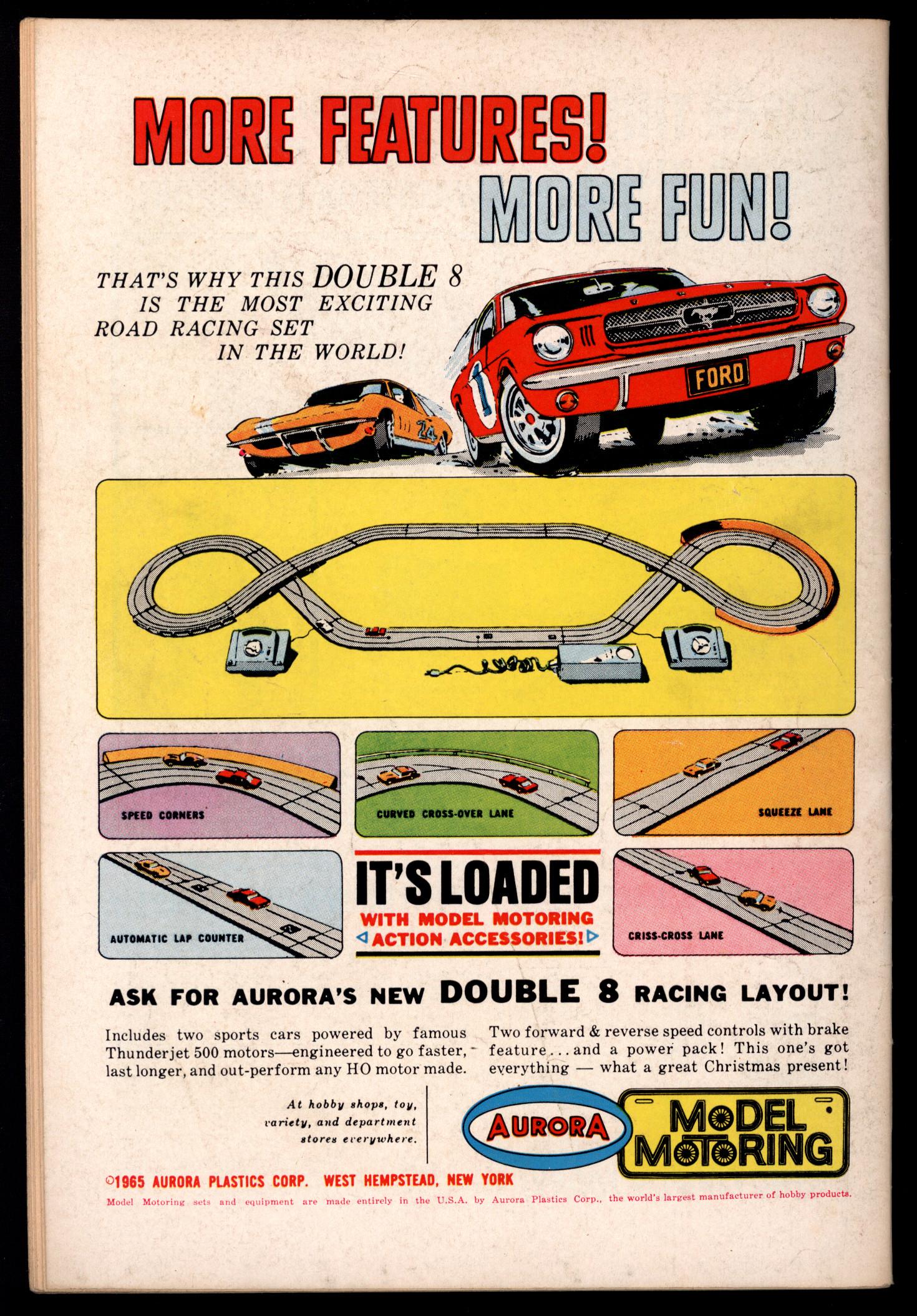 ACTION COMICS Back Cover