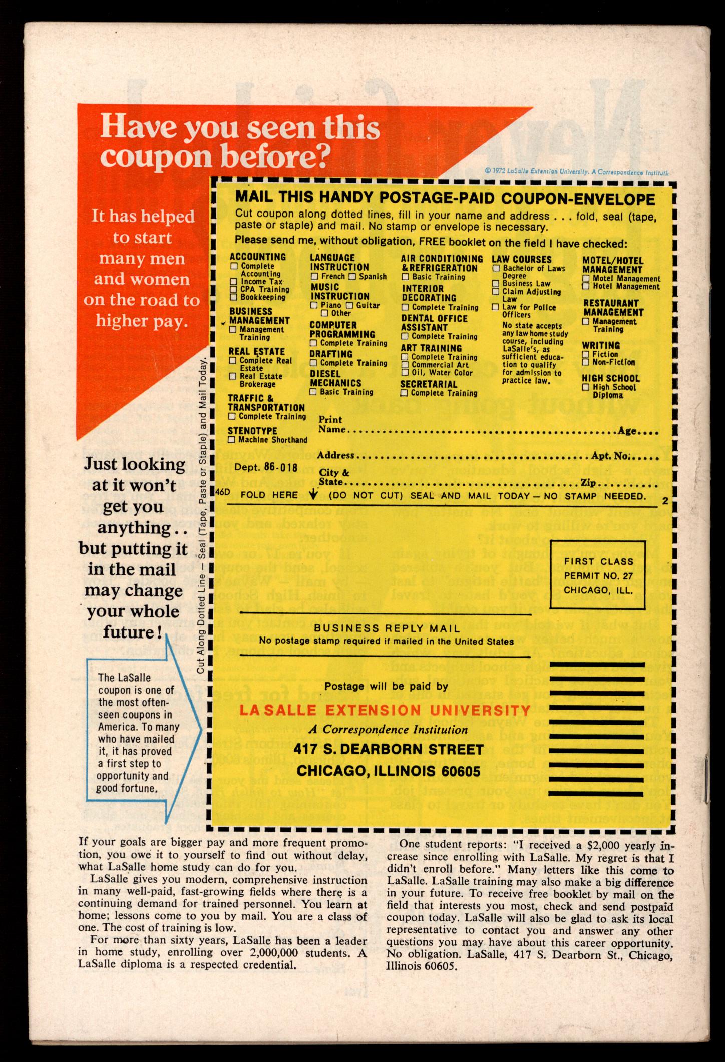 TOMB OF DRACULA Back Cover