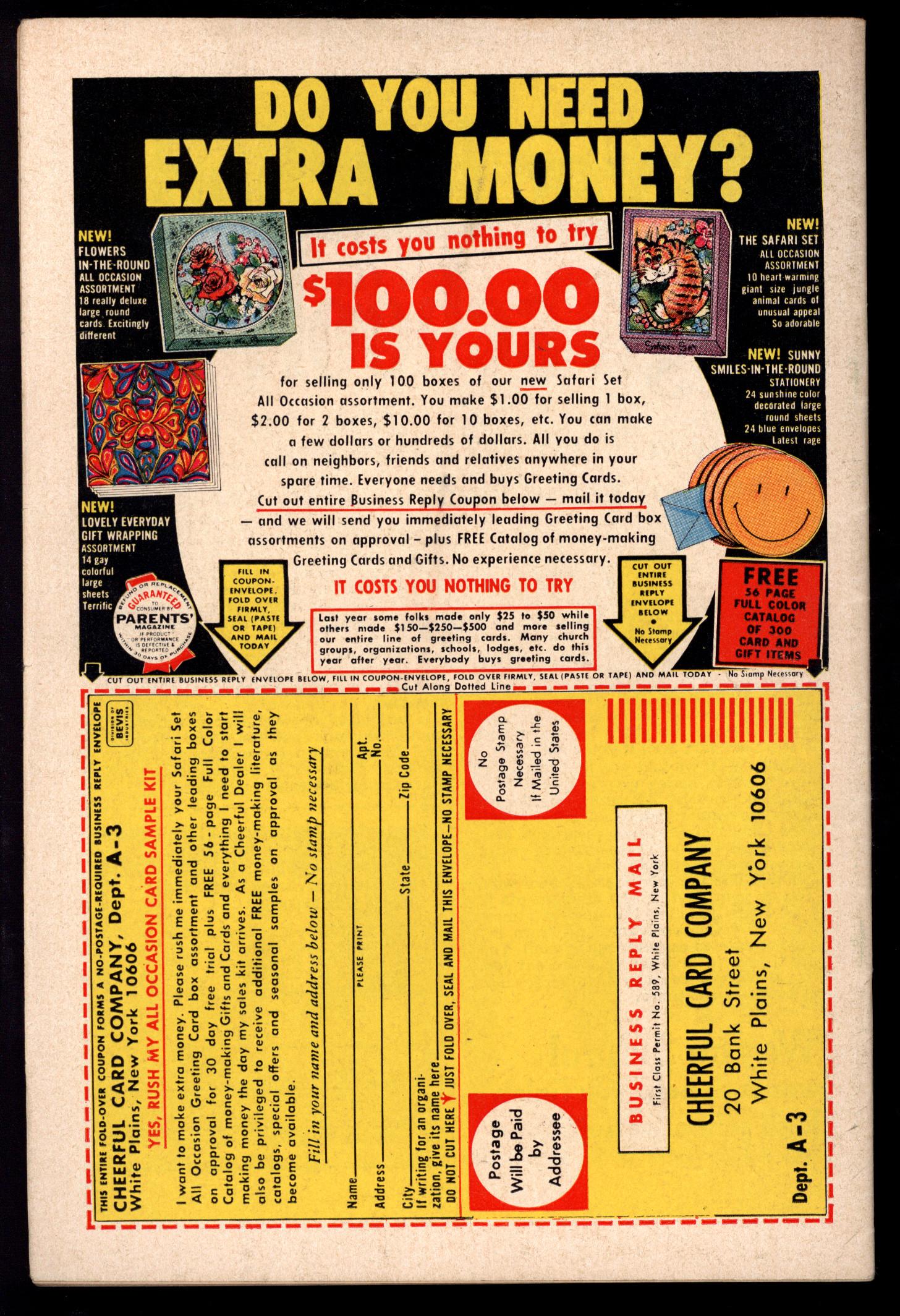AMAZING SPIDER-MAN Back Cover
