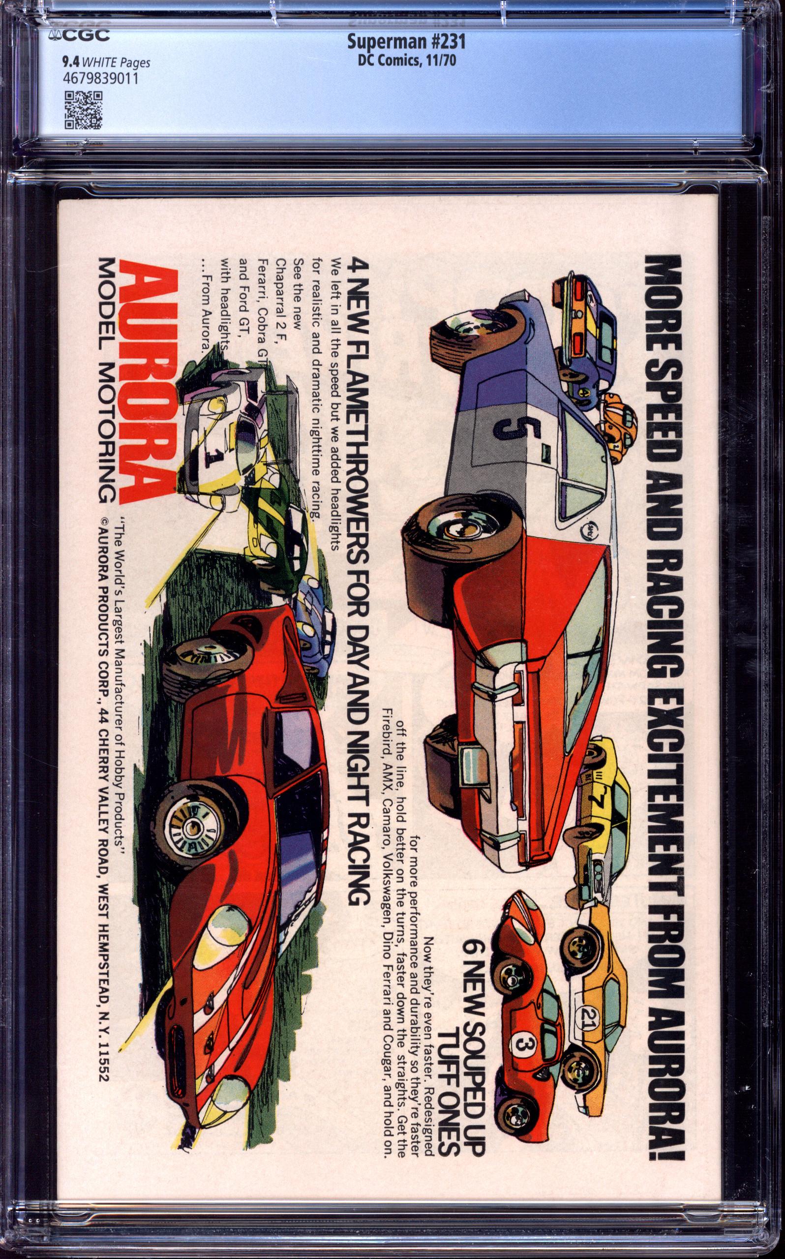 SUPERMAN Back Cover