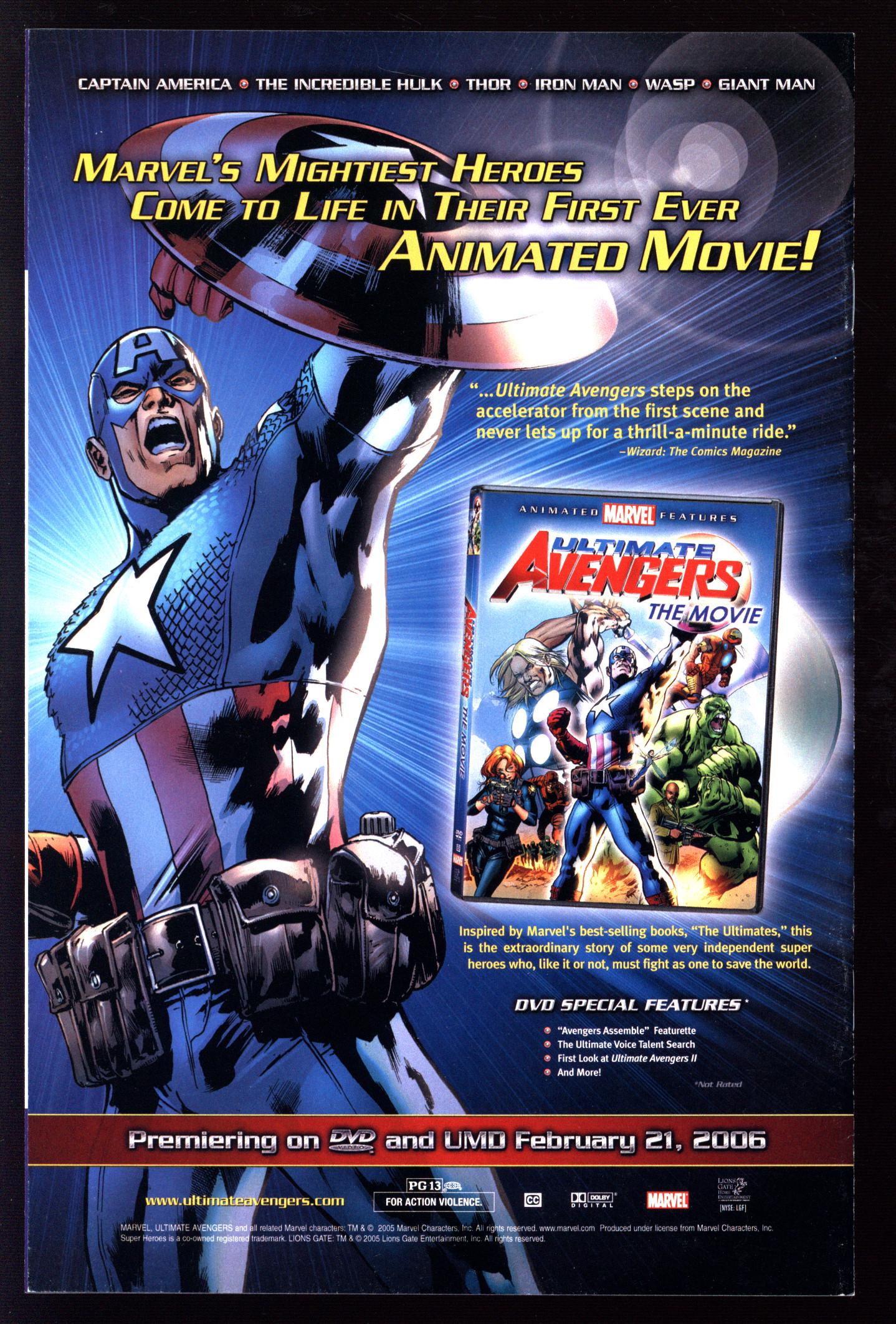 INCREDIBLE HULK Back Cover