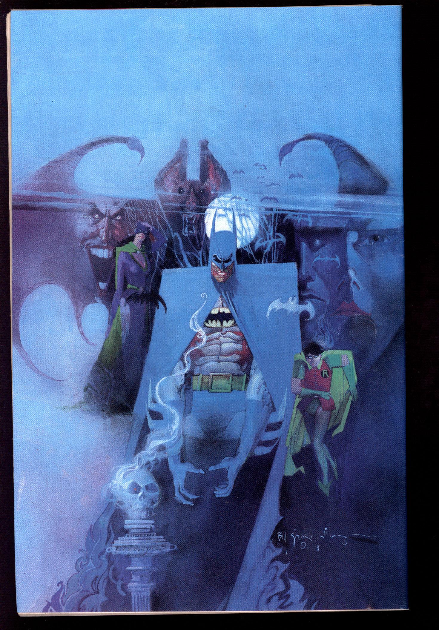 BATMAN Back Cover
