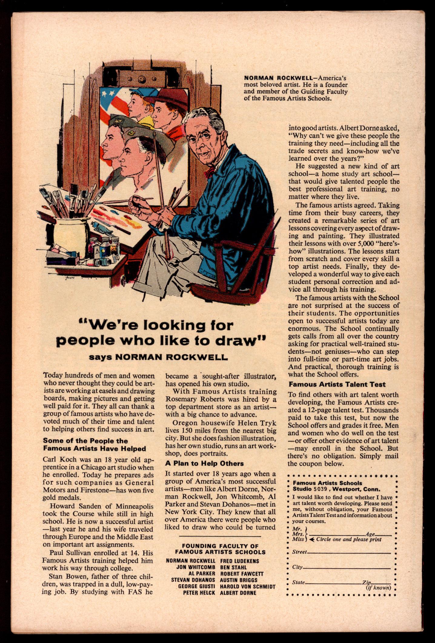X-MEN Back Cover