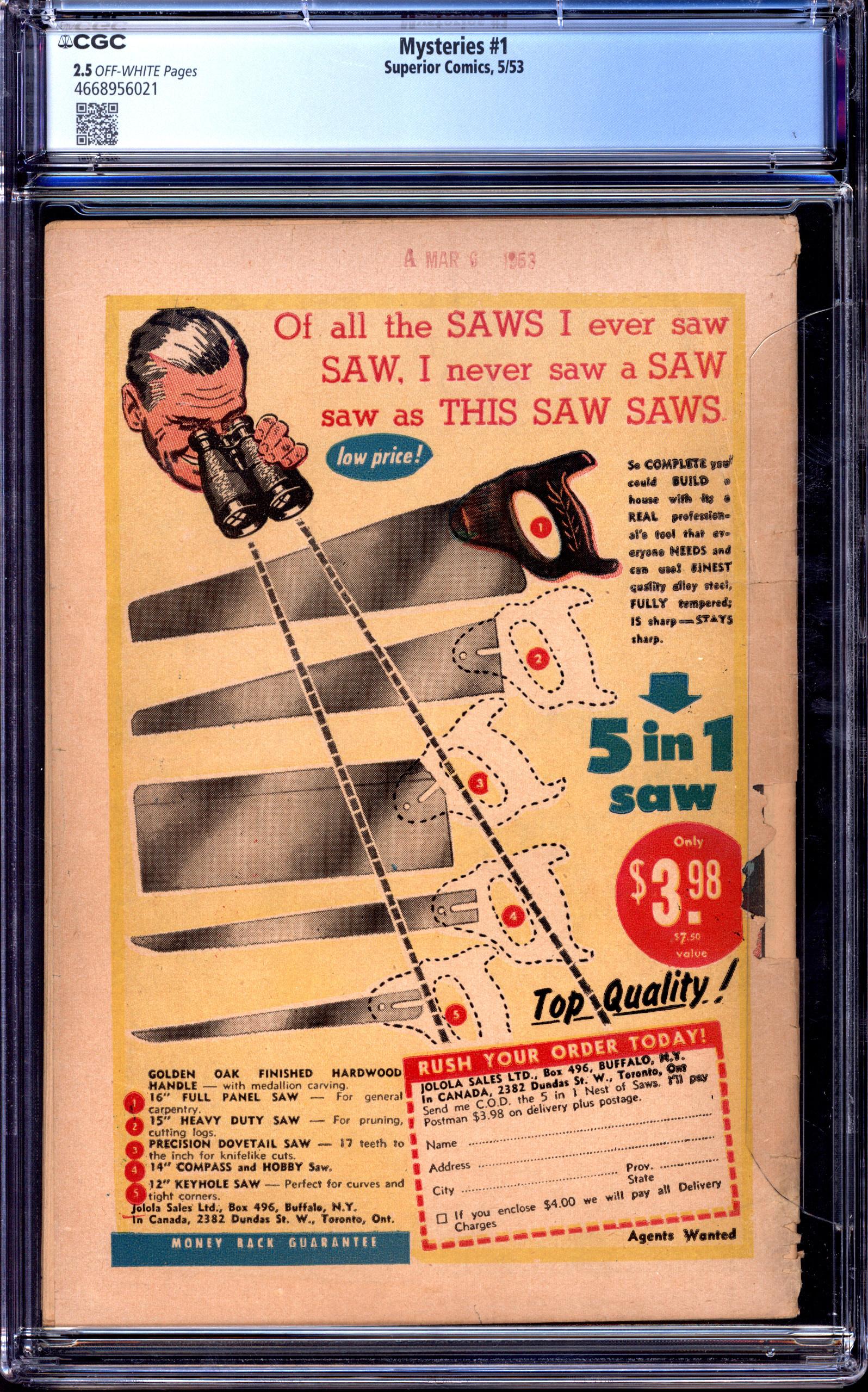 MYSTERIES Back Cover