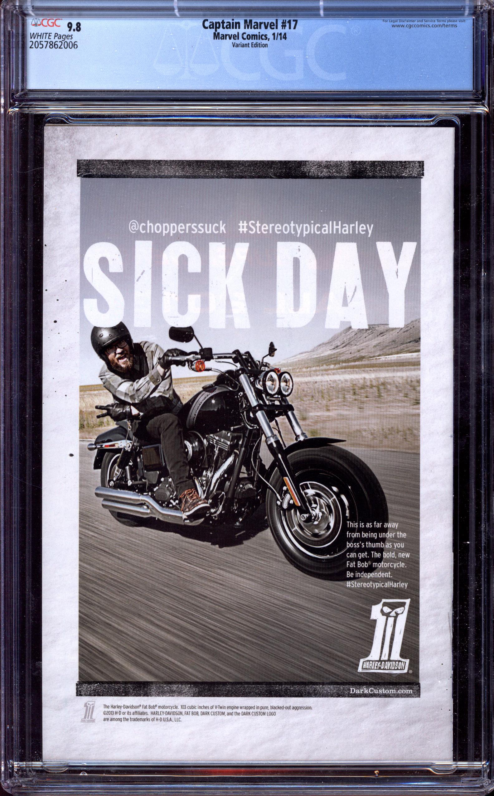 CAPTAIN MARVEL Back Cover