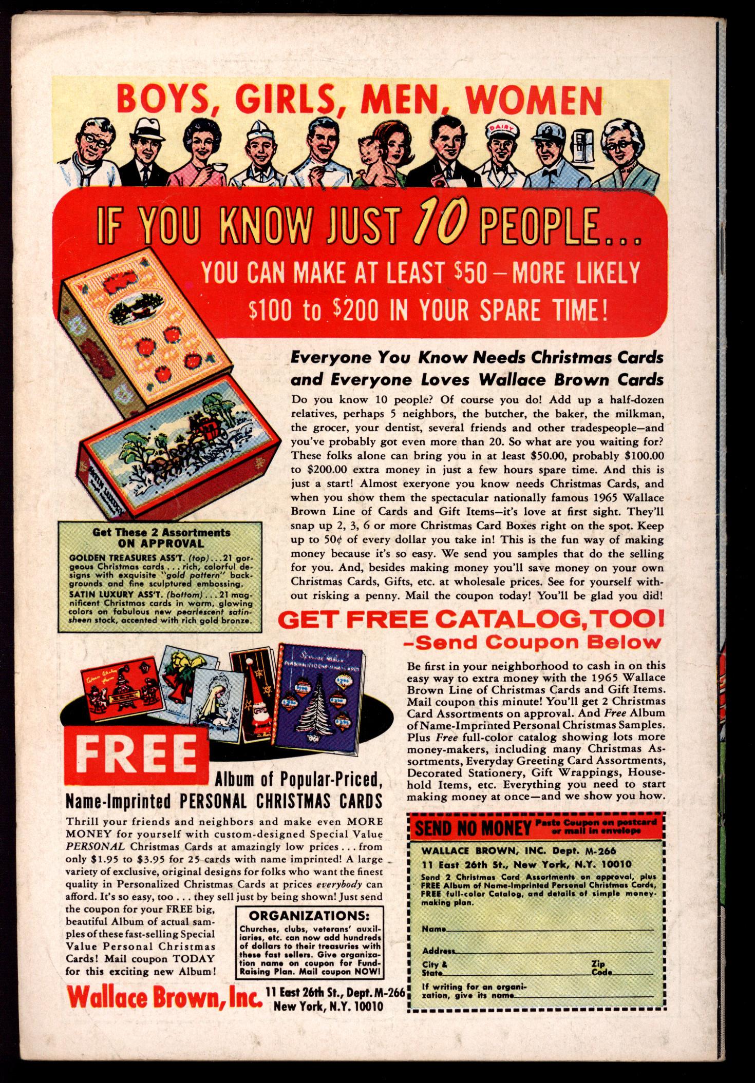 ACTION COMICS Back Cover