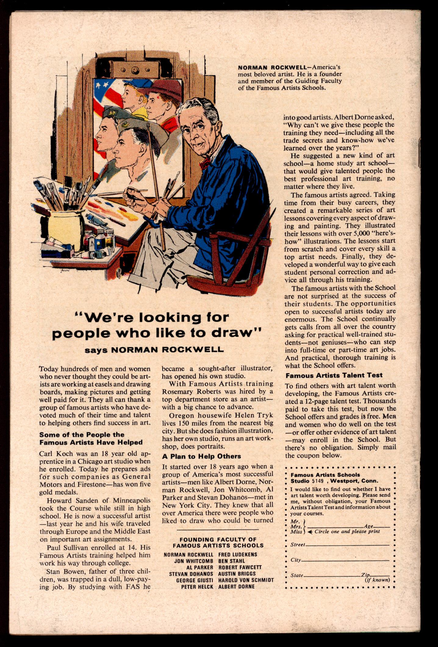 X-MEN Back Cover