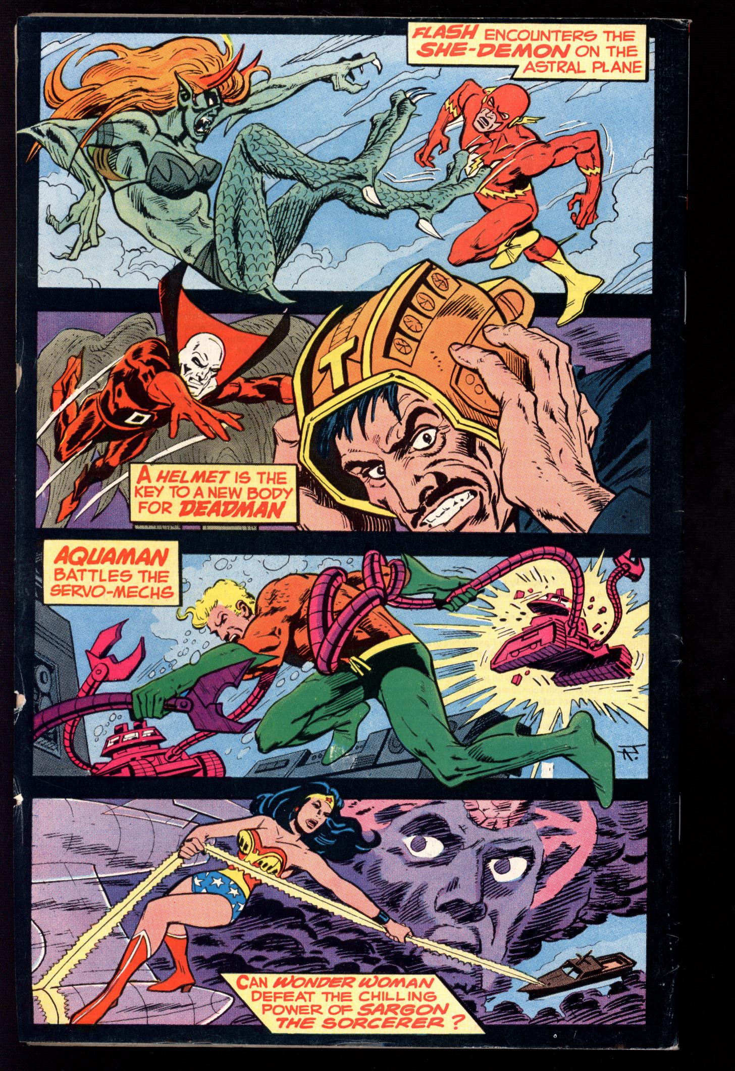 ADVENTURE COMICS Back Cover