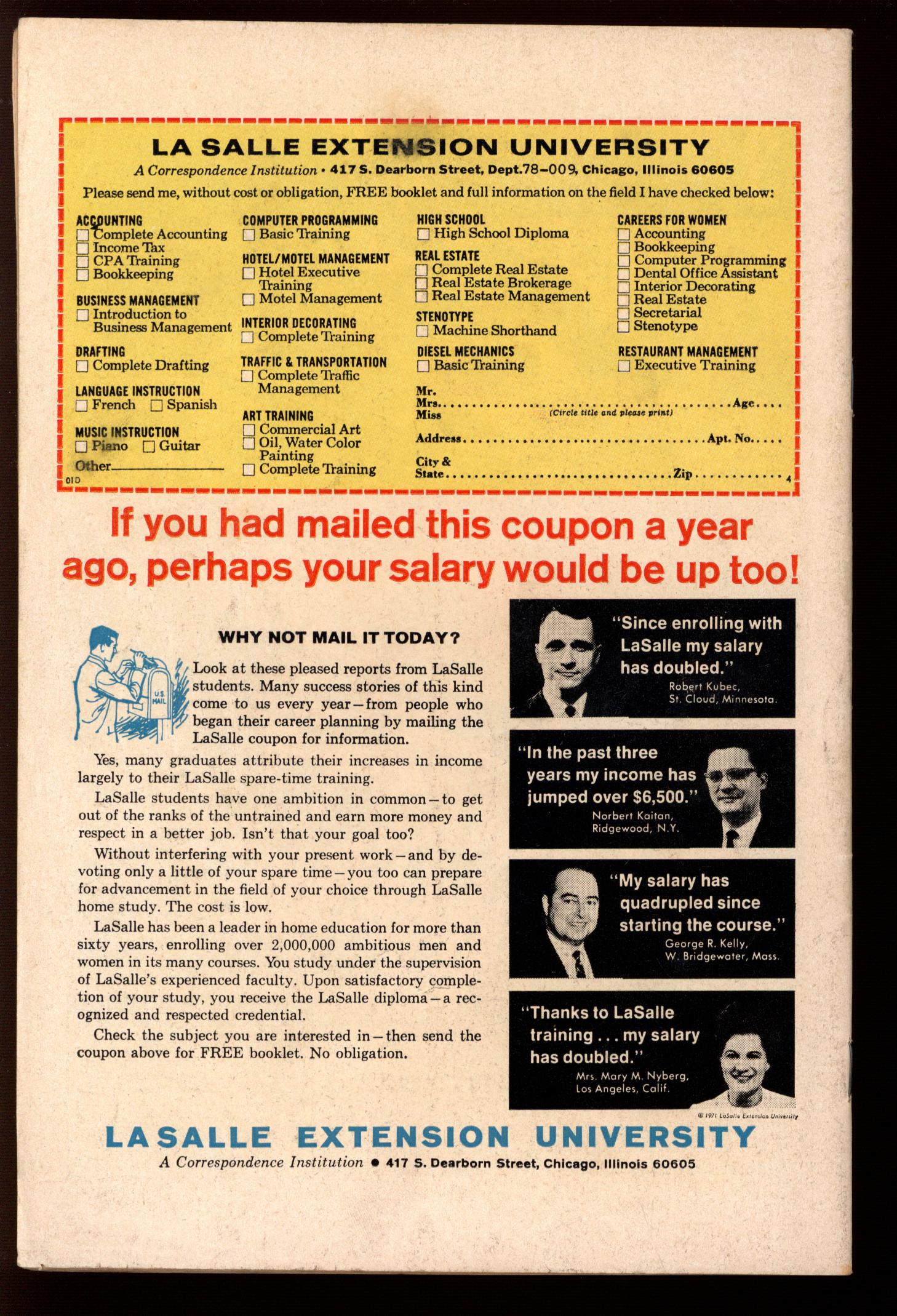 AMAZING SPIDER-MAN Back Cover