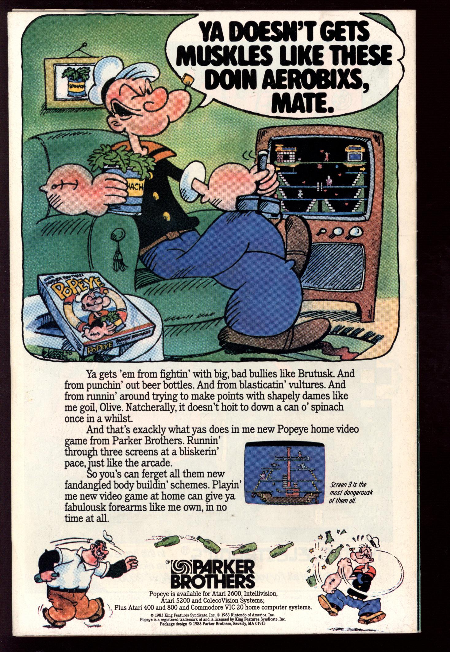X-MEN Back Cover
