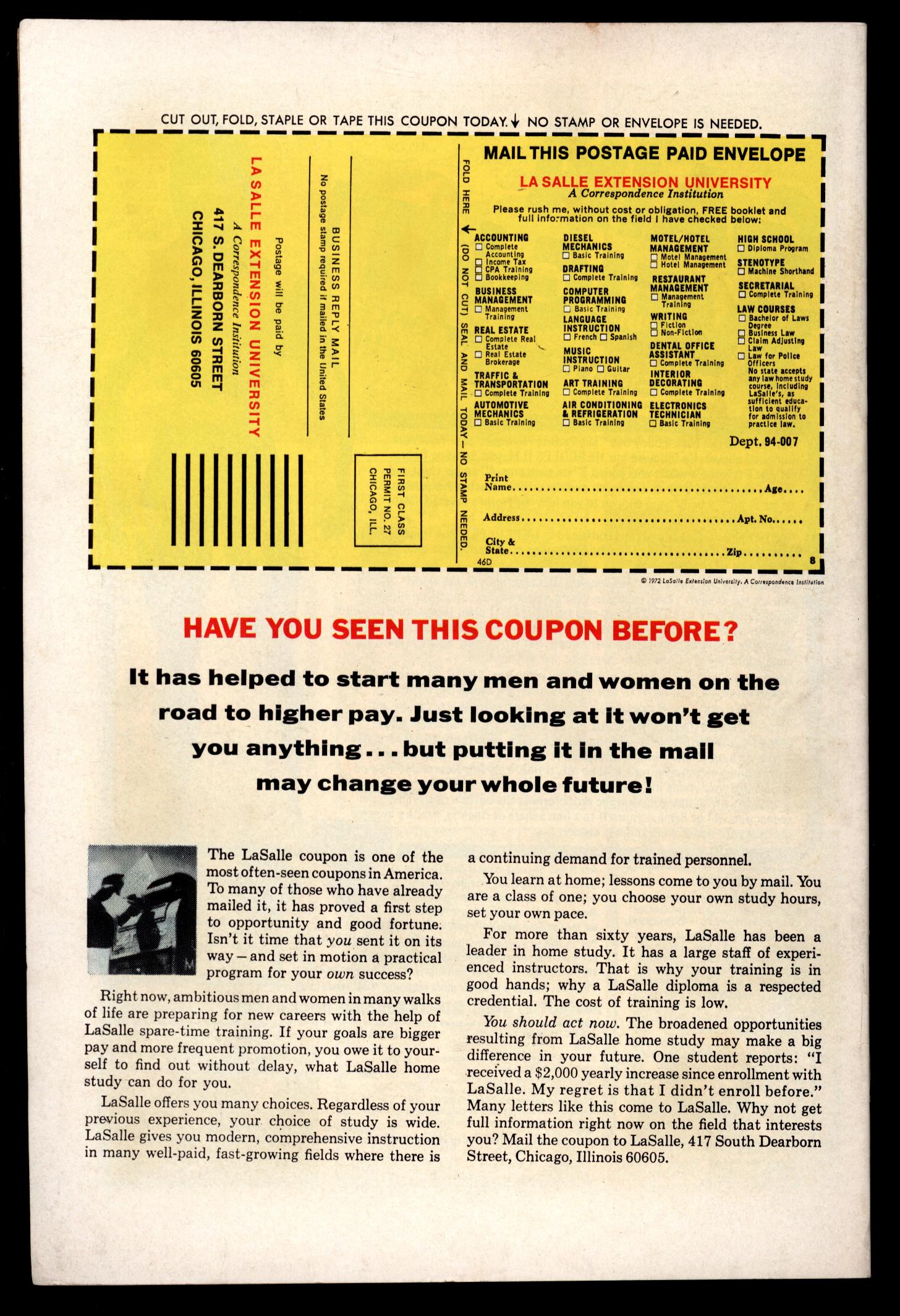 AMAZING SPIDER-MAN Back Cover