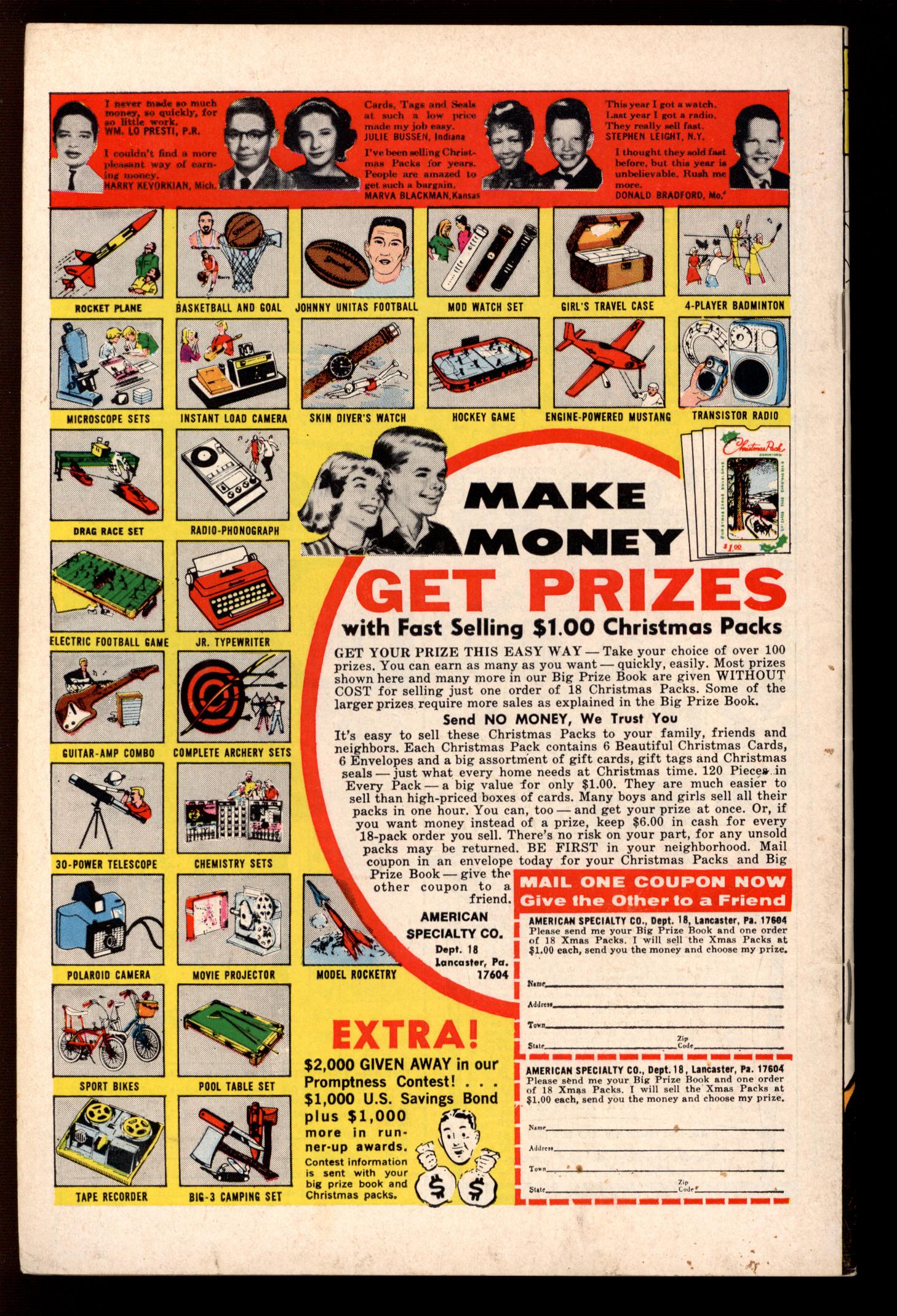AMAZING SPIDER-MAN Back Cover