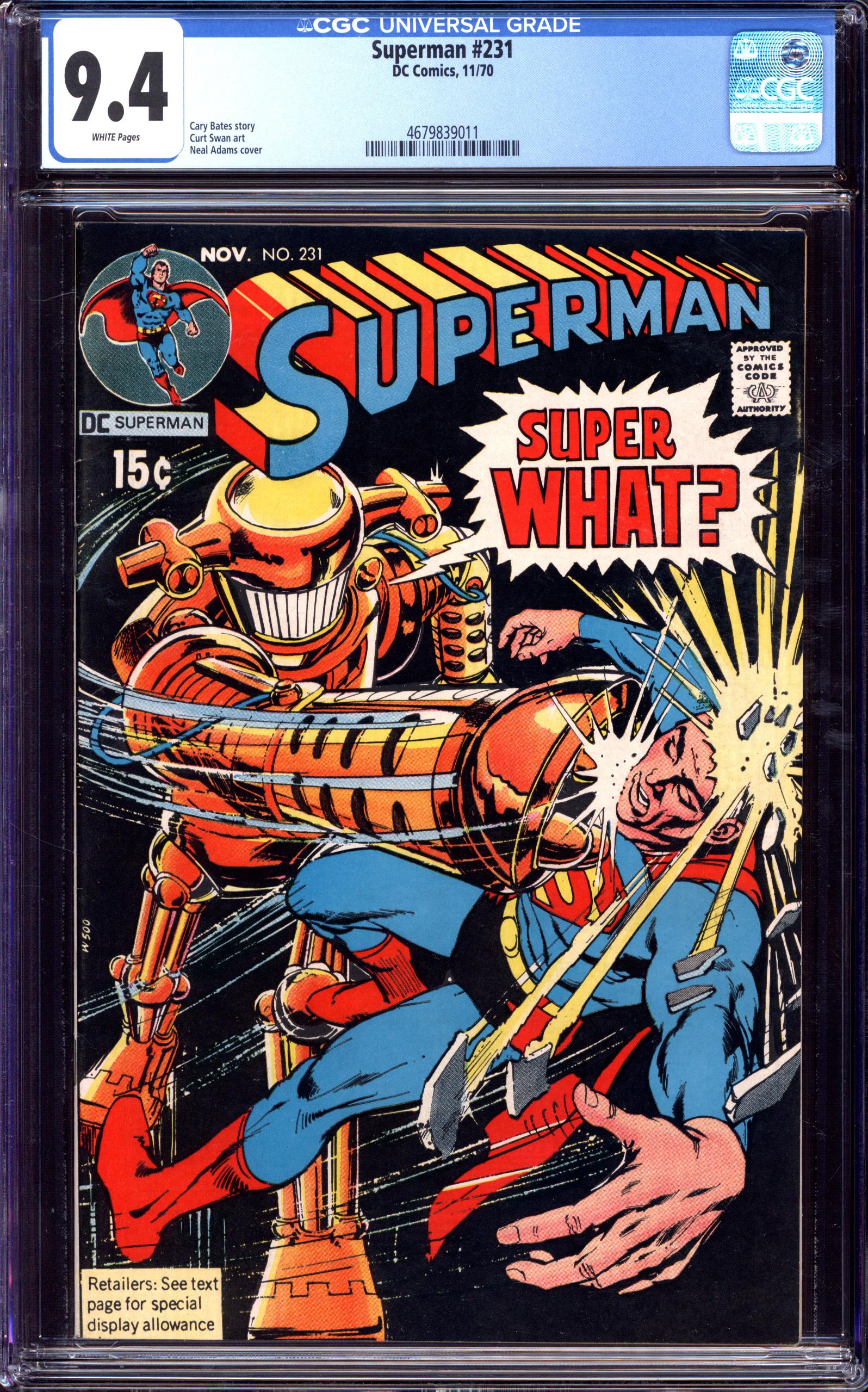SUPERMAN Front Cover