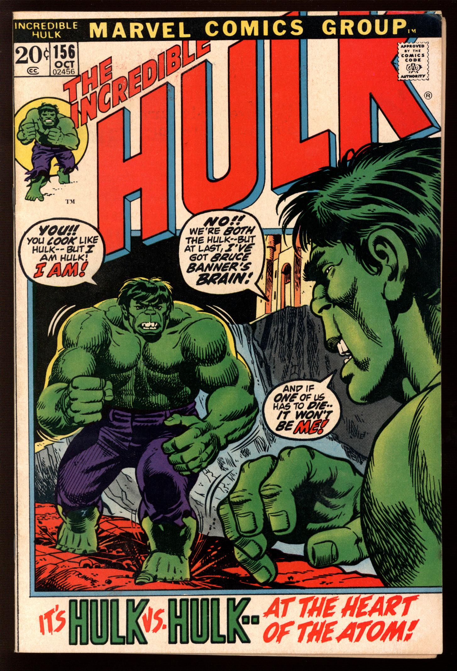 INCREDIBLE HULK Front Cover