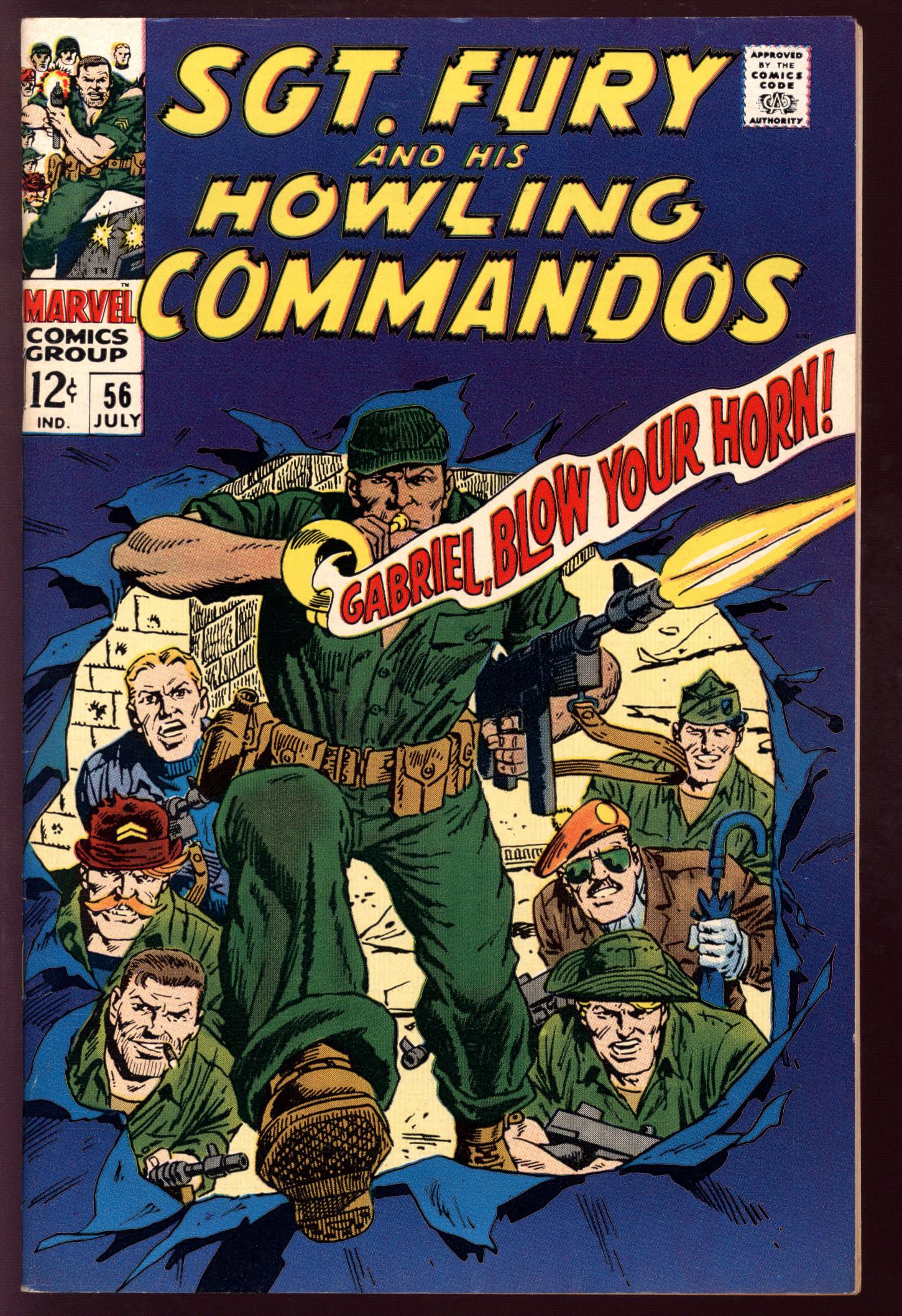 SGT. FURY AND HIS HOWLING COMMANDOS Front Cover