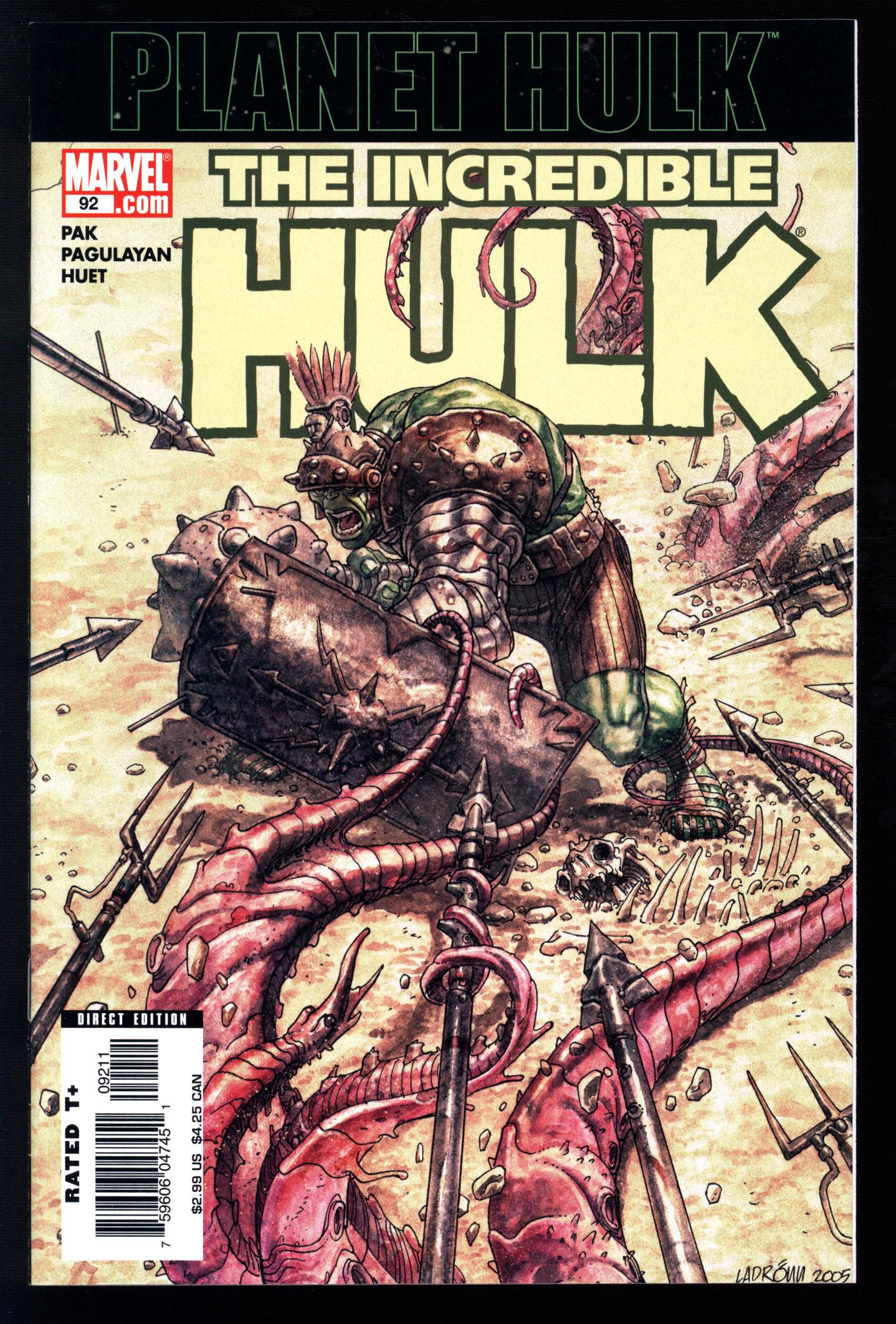 INCREDIBLE HULK Front Cover