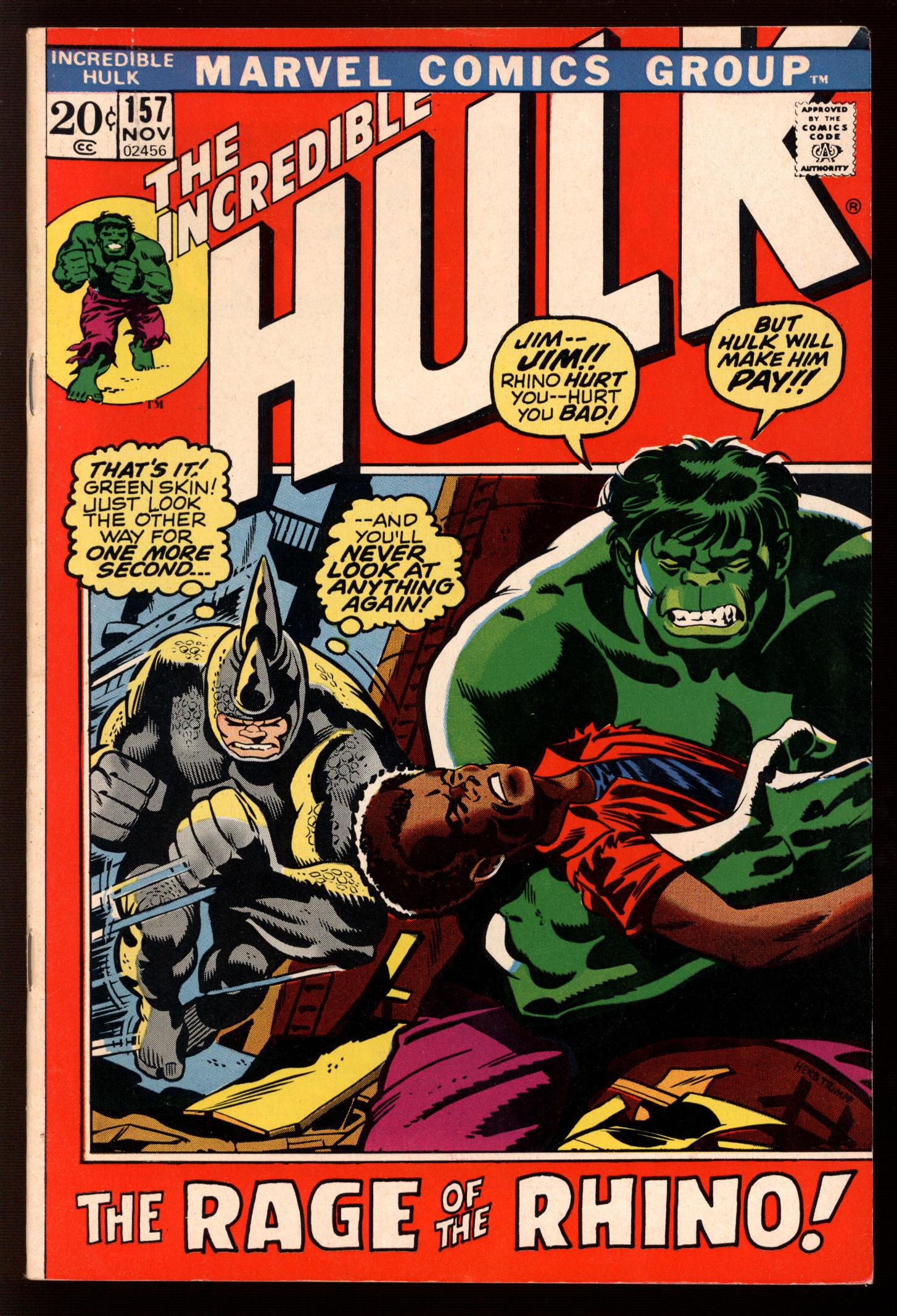 INCREDIBLE HULK Front Cover