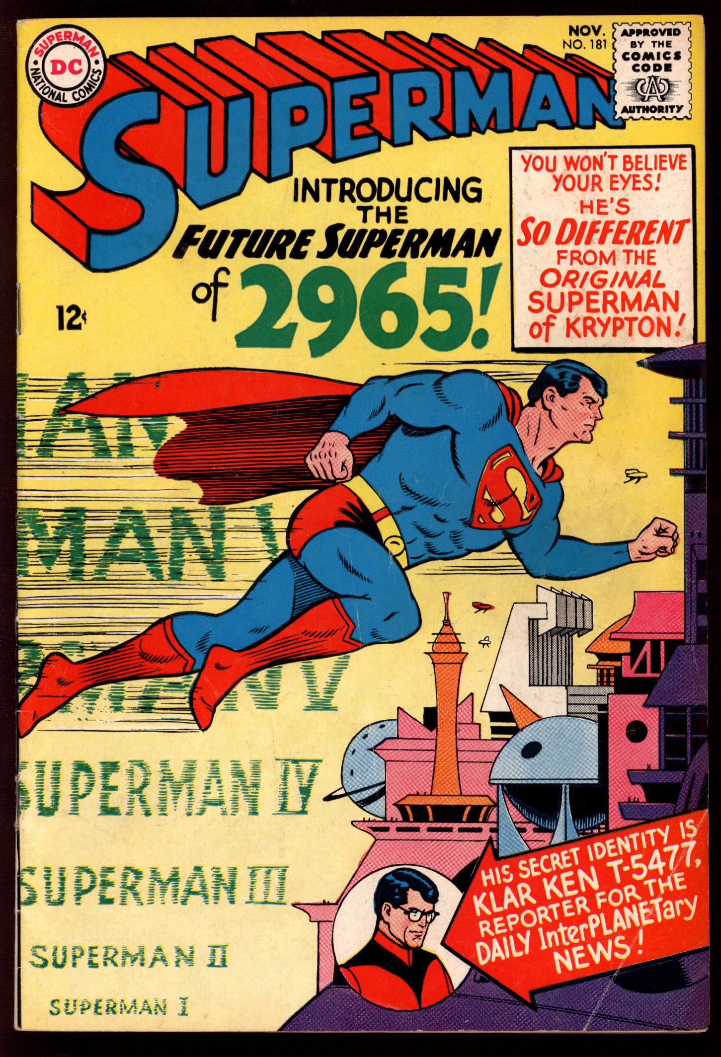 SUPERMAN Front Cover