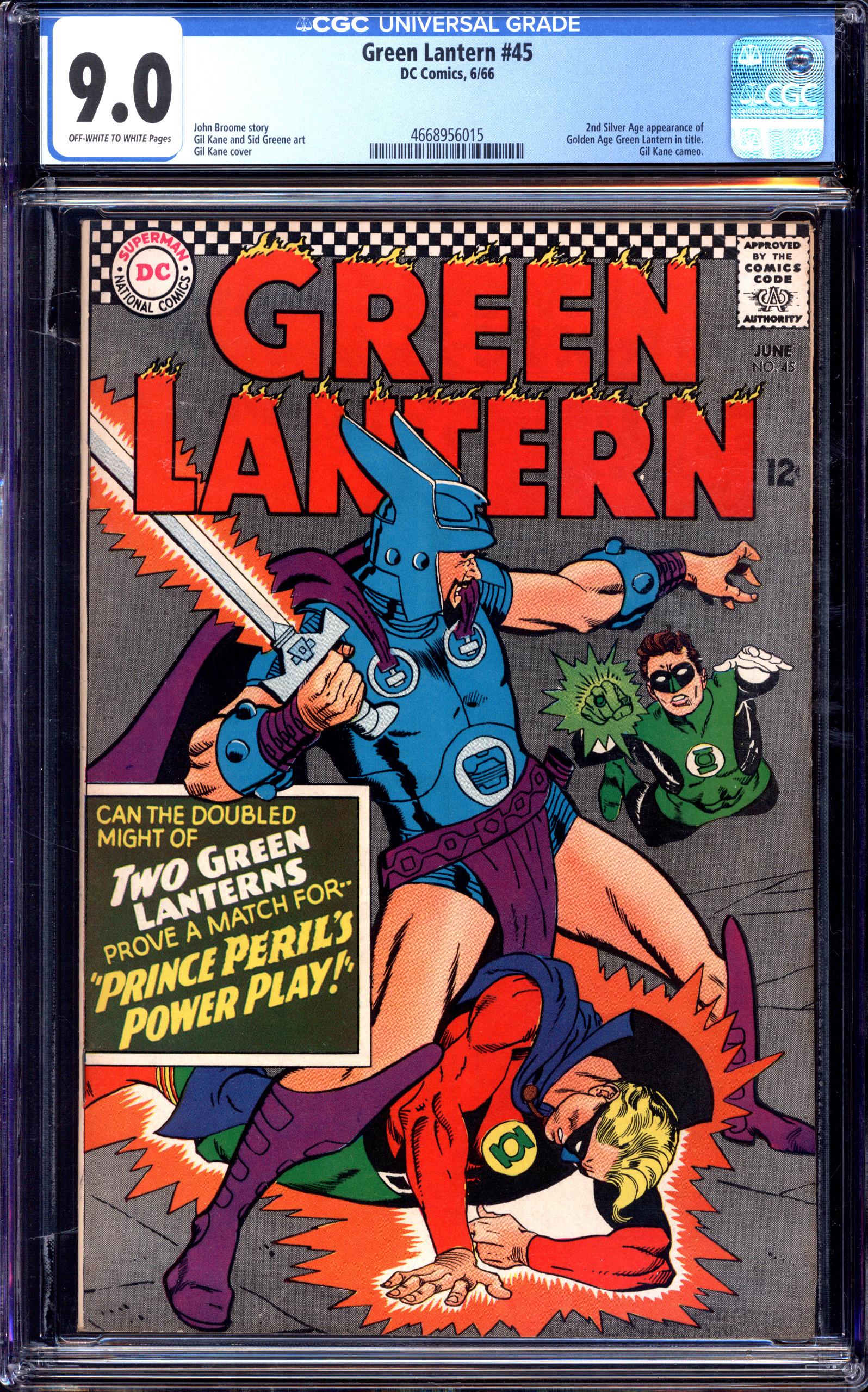 GREEN LANTERN Front Cover