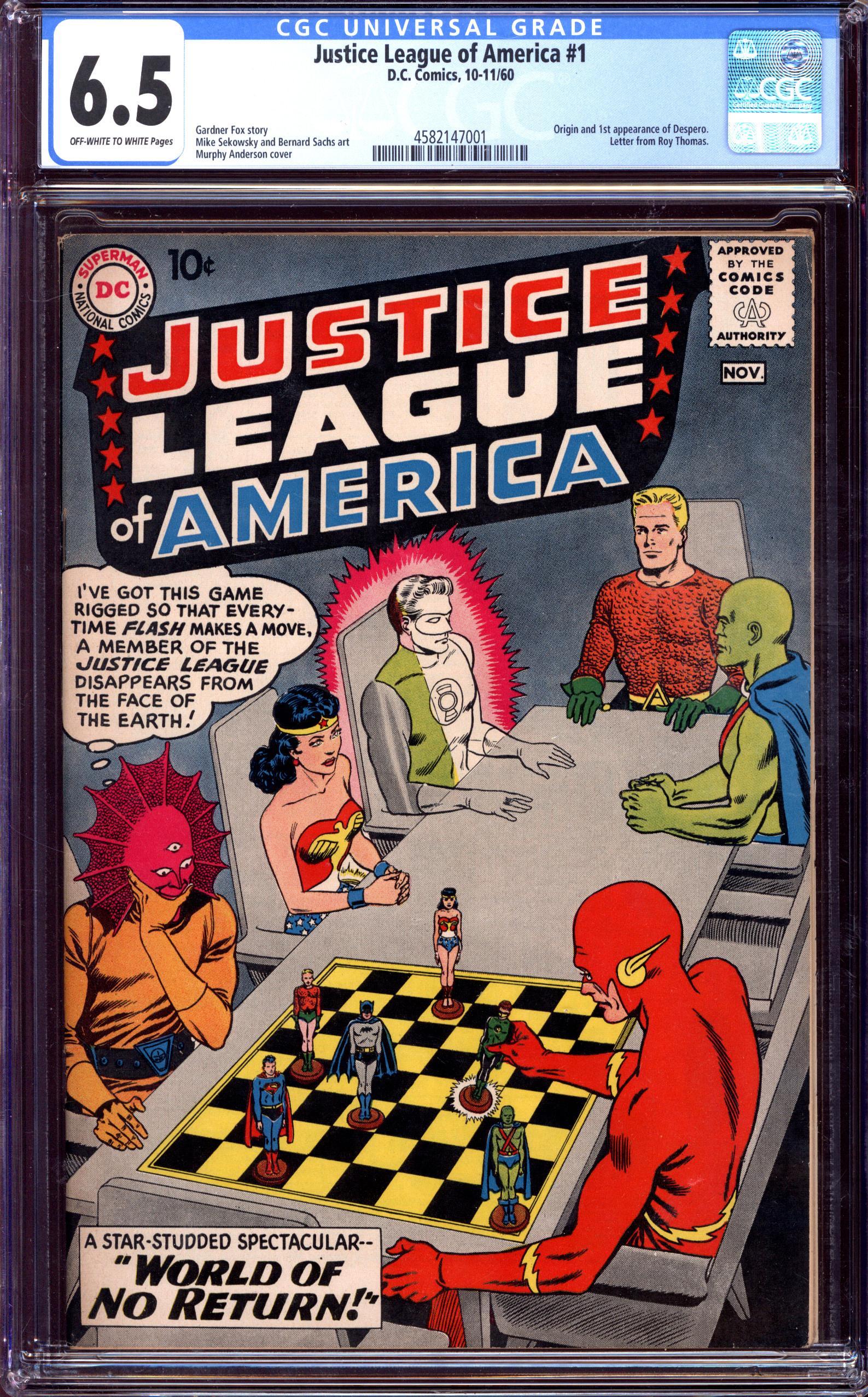 JUSTICE LEAGUE OF AMERICA Front Cover