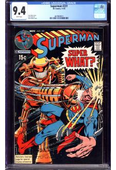 SUPERMAN #231 CGC 9.4 WHITE PAGES front cover