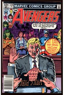 AVENGERS #228 8.5 MARK JEWELERS front cover