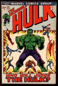 INCREDIBLE HULK #152 4.0 front cover