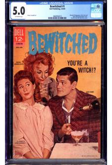 BEWITCHED #1 CGC 5.0 OW PAGES front cover